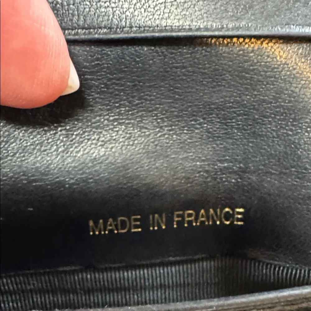 CHANEL Timeless CC Caviar Black Leather Wallet w/COA